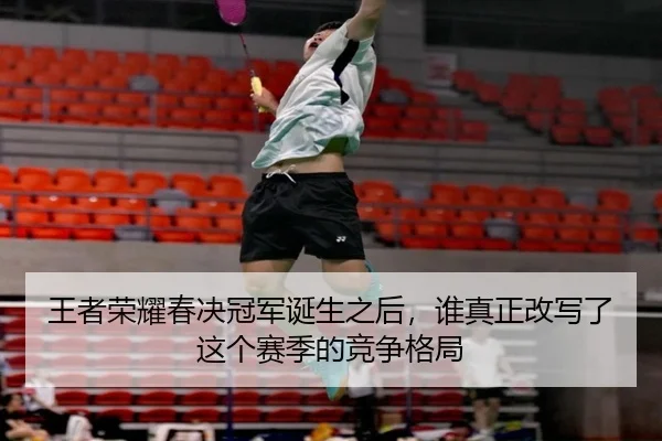王者荣耀春决冠军诞生之后，谁真正改写了这个赛季的竞争格局